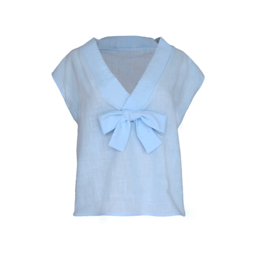Bands Of Love Vest Baby Blue