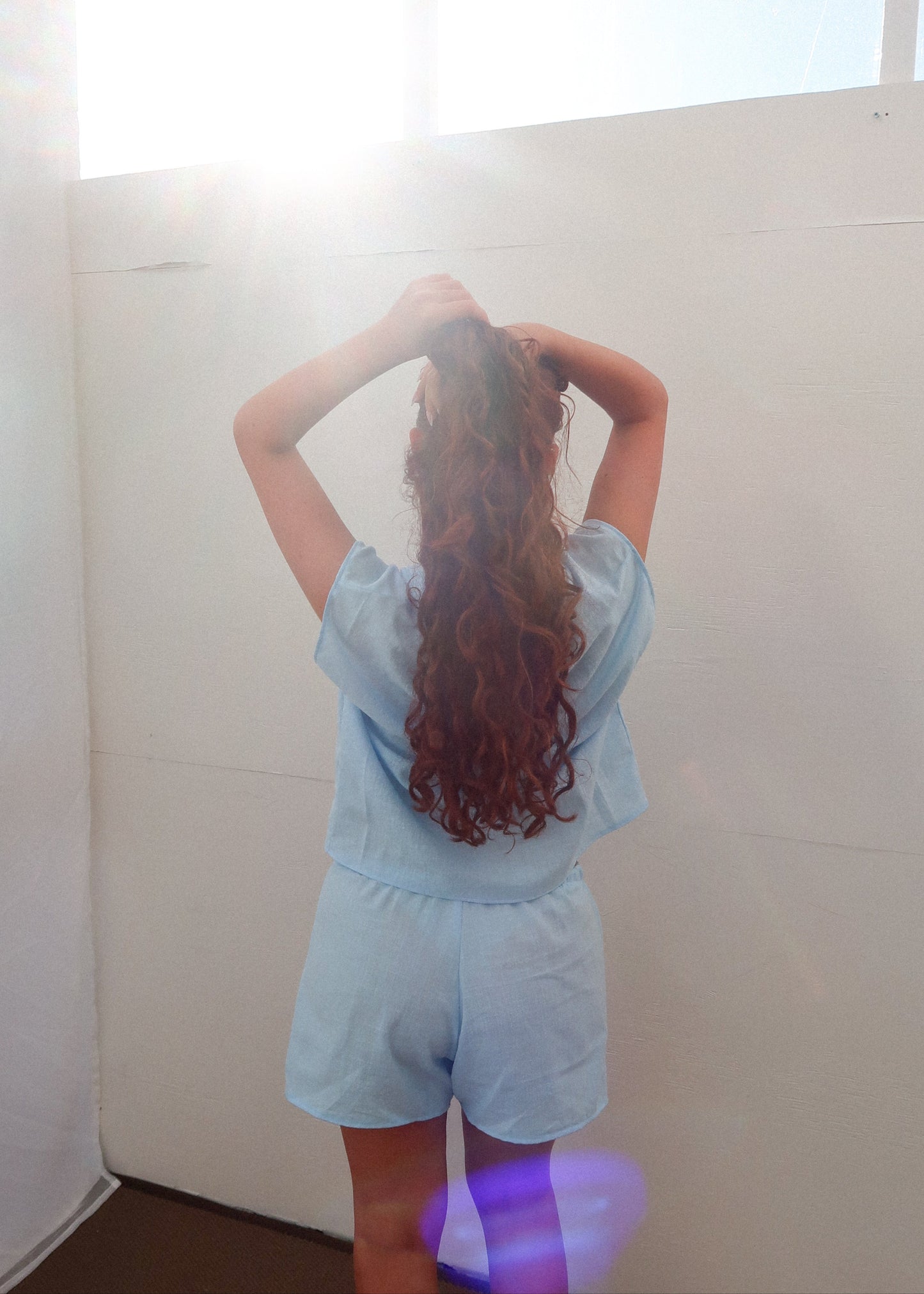 Bands Of Love Vest Baby Blue