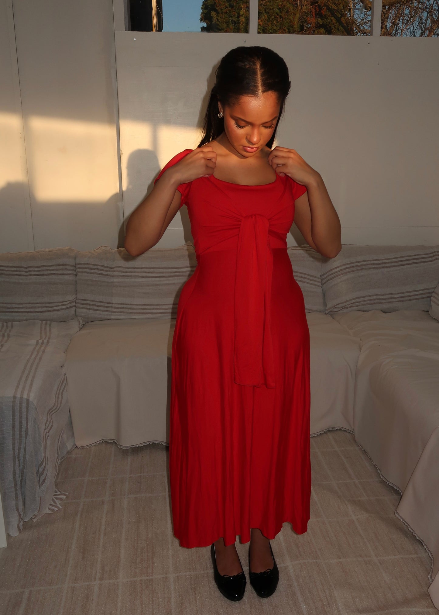 Zerah Wrap Short Sleeve Dress