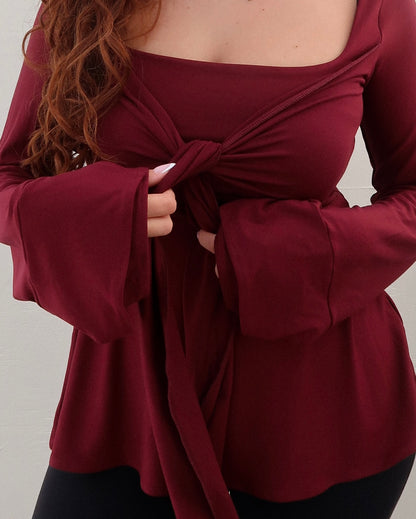 Zerah Wrap Blouse