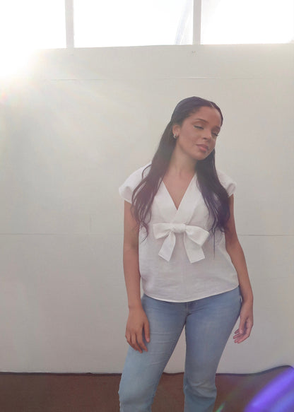 Bands Of Love Vest White