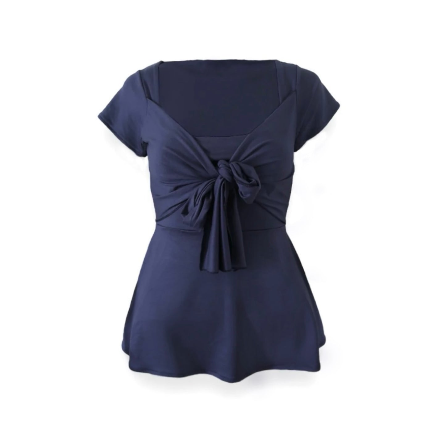 Zerah Wrap Short Sleeve Blouse