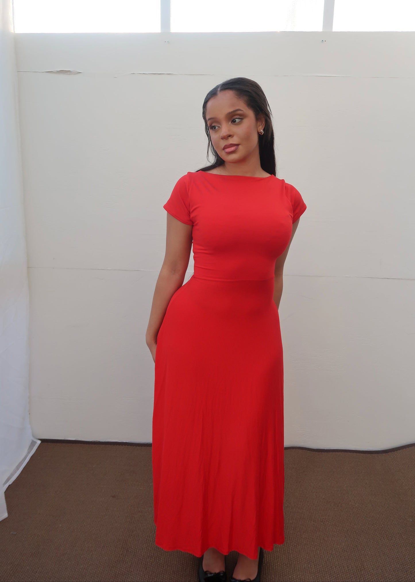 Zerah Wrap Short Sleeve Dress