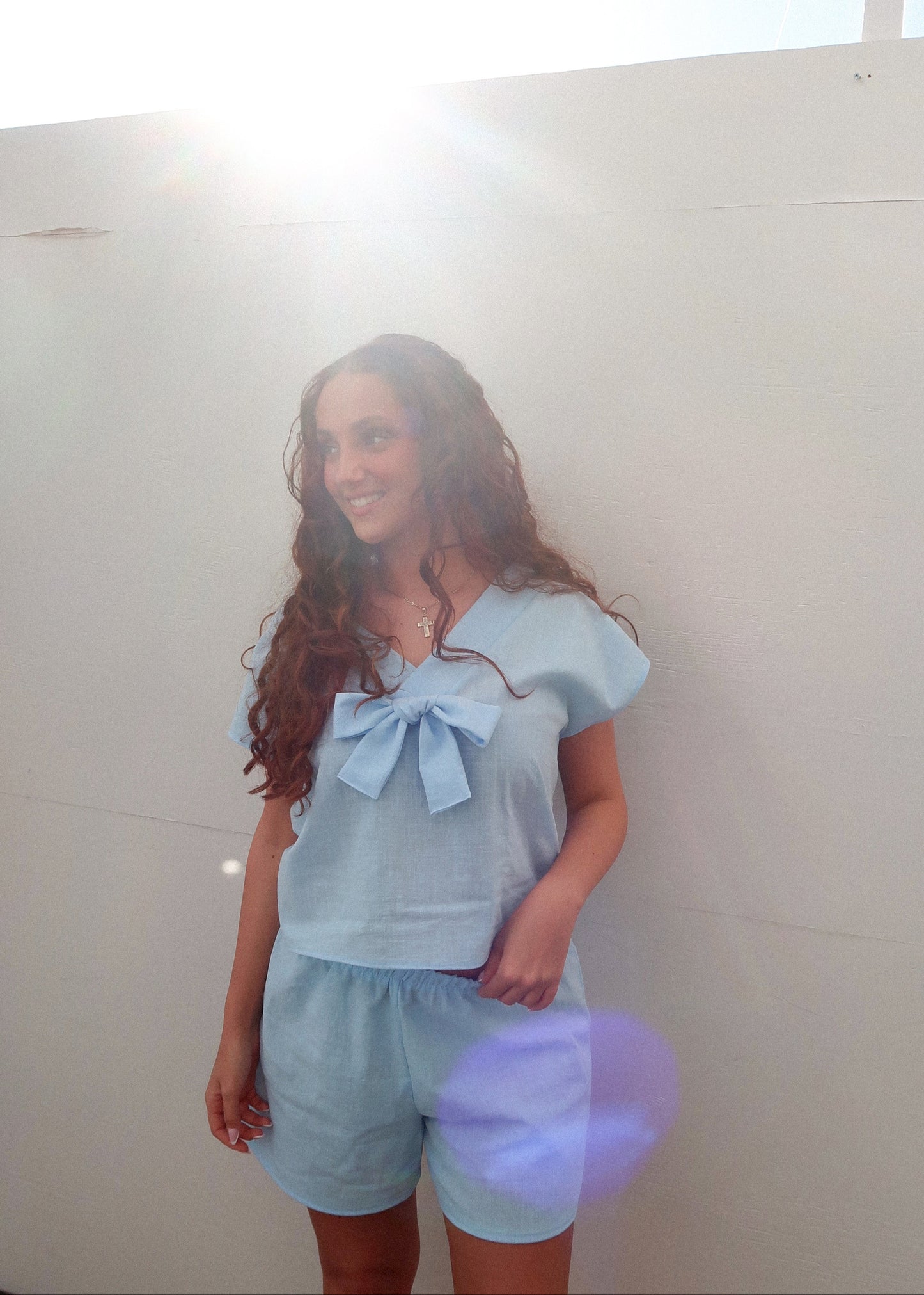 Bands Of Love Vest Baby Blue