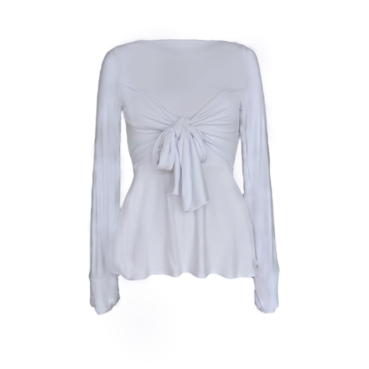 Zerah Wrap Boat Neck Blouse