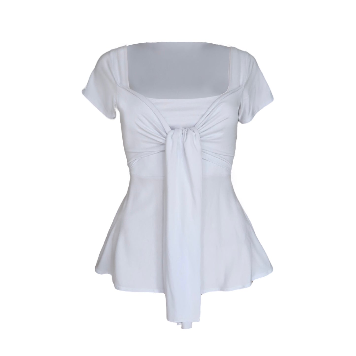 Zerah Wrap Short Sleeve Blouse