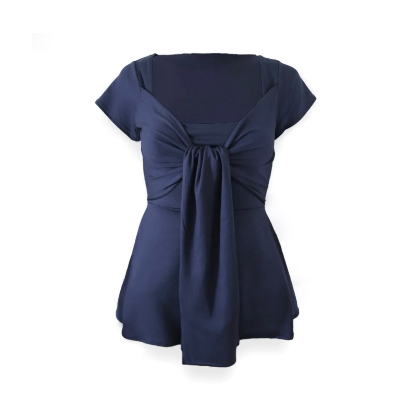 Zerah Wrap Short Sleeve Blouse