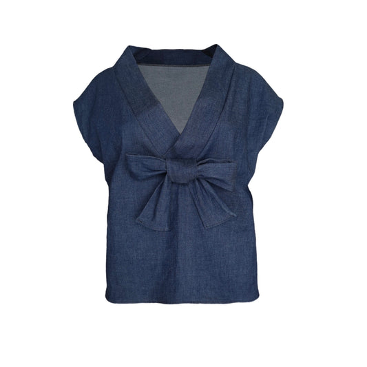 Bands Of Love Vest Denim