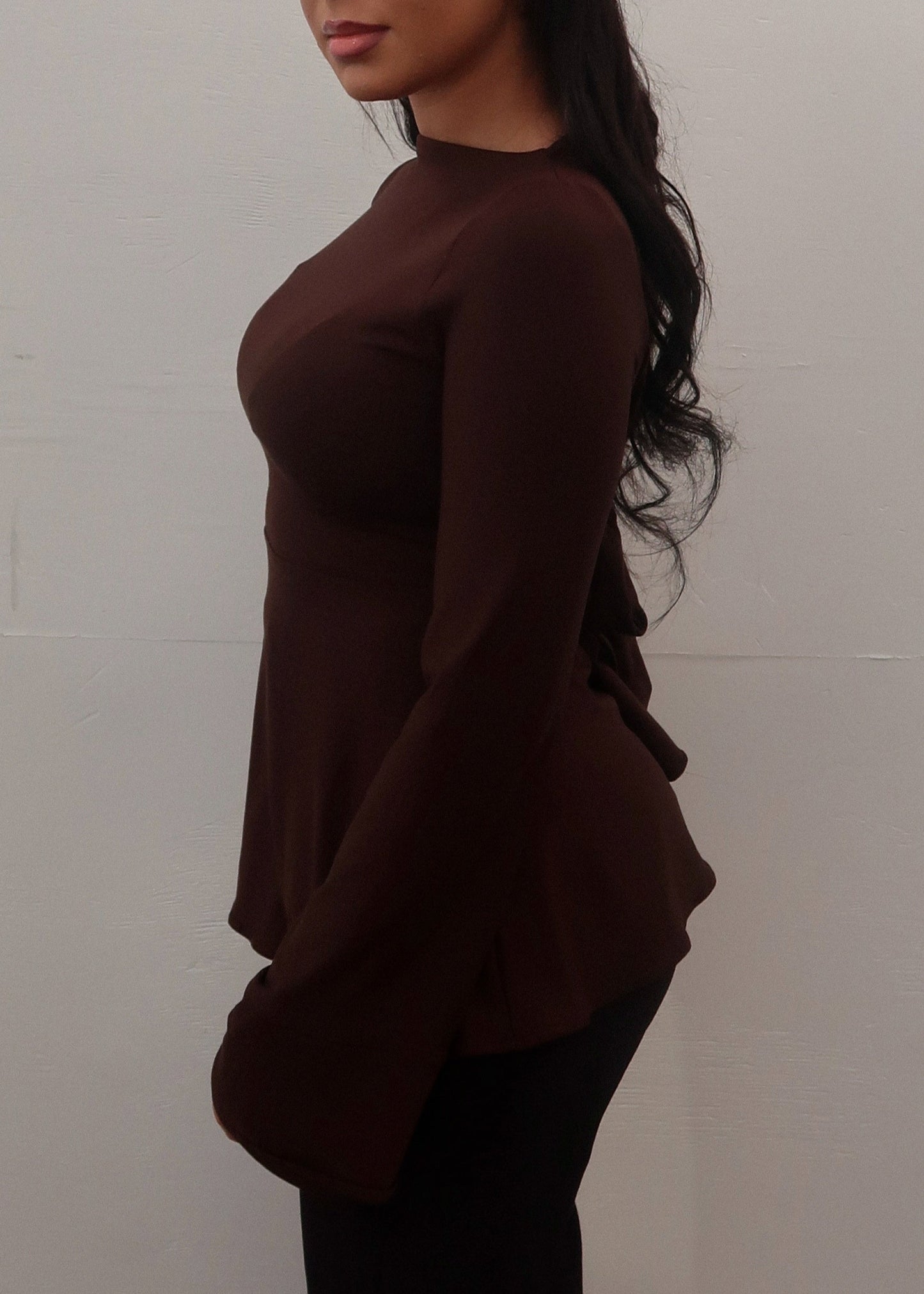 Zerah Wrap Boat Neck Blouse