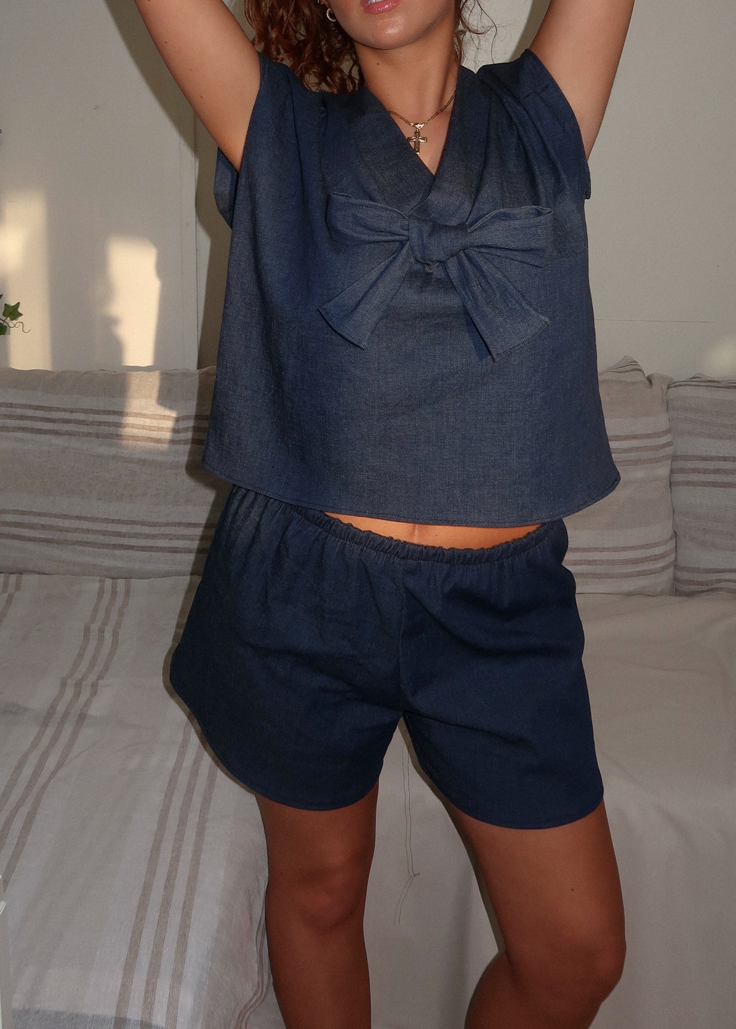 Bands Of Love Shorts Denim