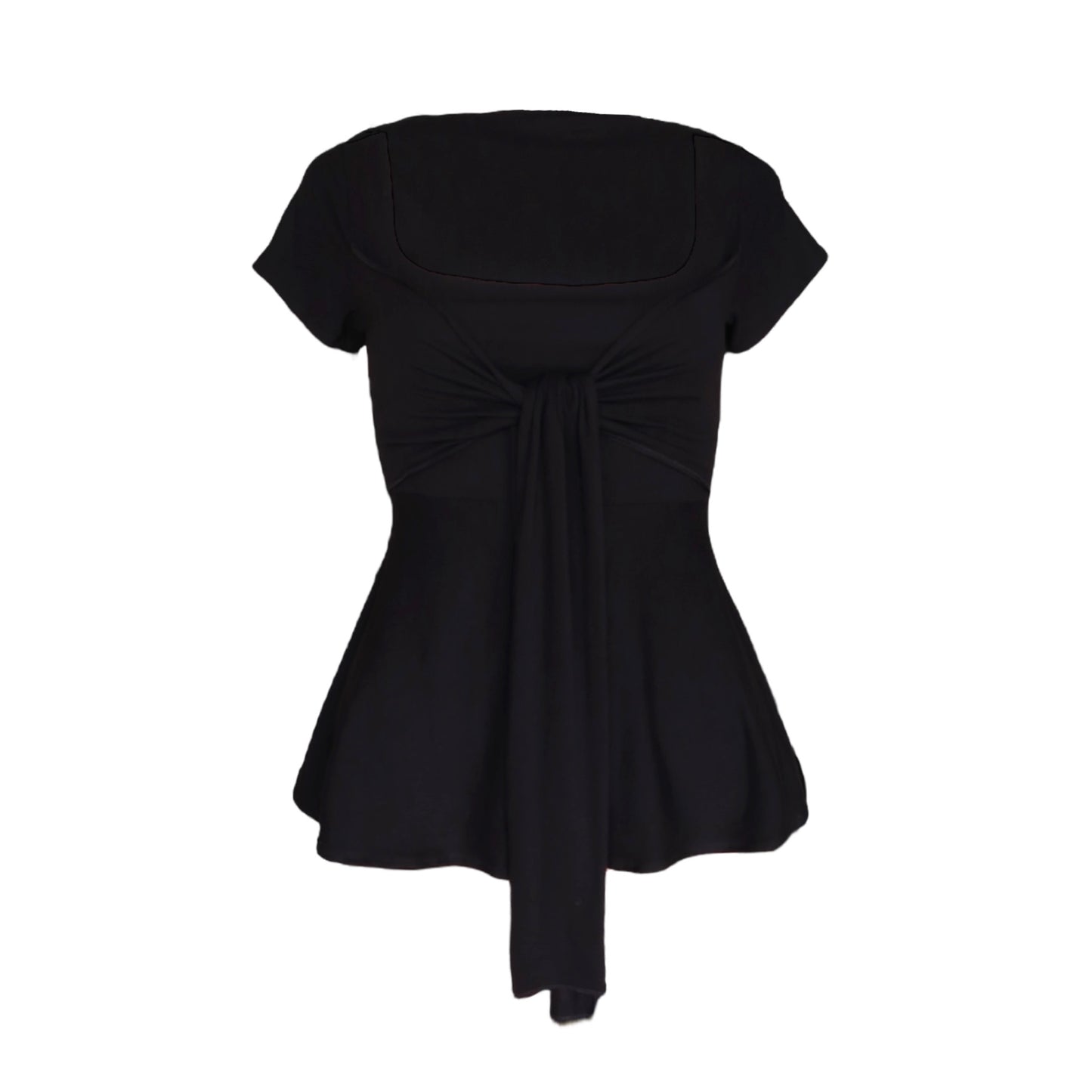 Zerah Wrap Short Sleeve Blouse