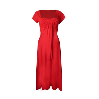 Zerah Wrap Short Sleeve Dress